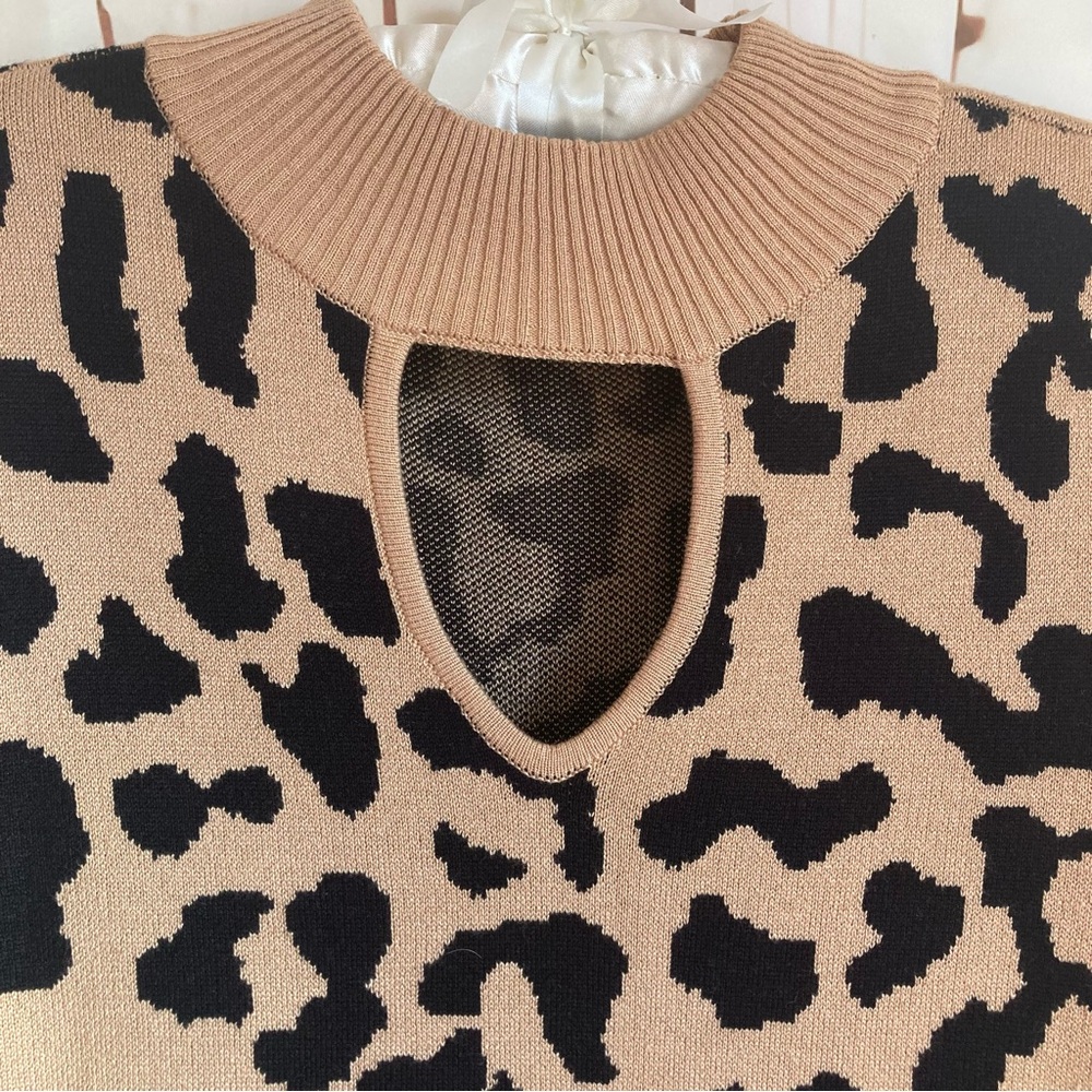 LEOPARD PRINT SWEATER DRESS 🐅 - Picture 4 of 7